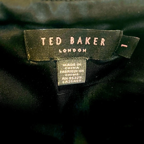 Ted baker 100% silk cocktail dress, black. Size 1 - Picture 5 of 5